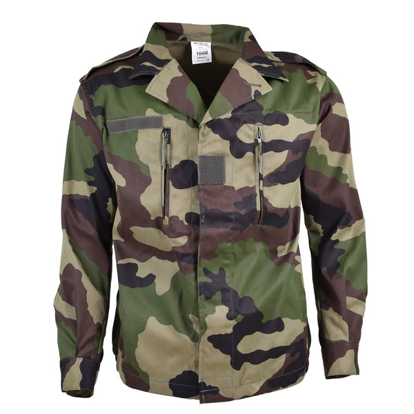 Äkta French Army F2 Combat Jacket Trötthet ce camo Militär-utgåva överskott Ny