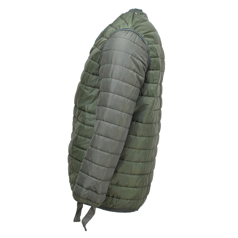 Original Greek Army M65 Liner Jacket quiltad varm militärjacka fodergrönt