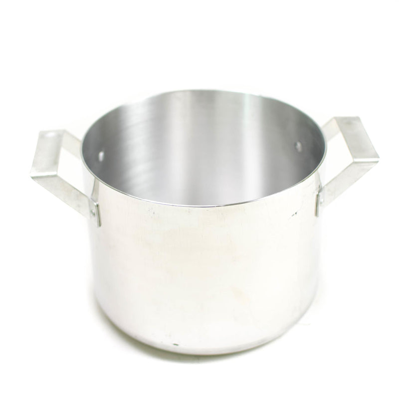 Äkta tjeckisk armépanna med lock 2 l aluminiumkokning 0,5 gal militär köksredskap