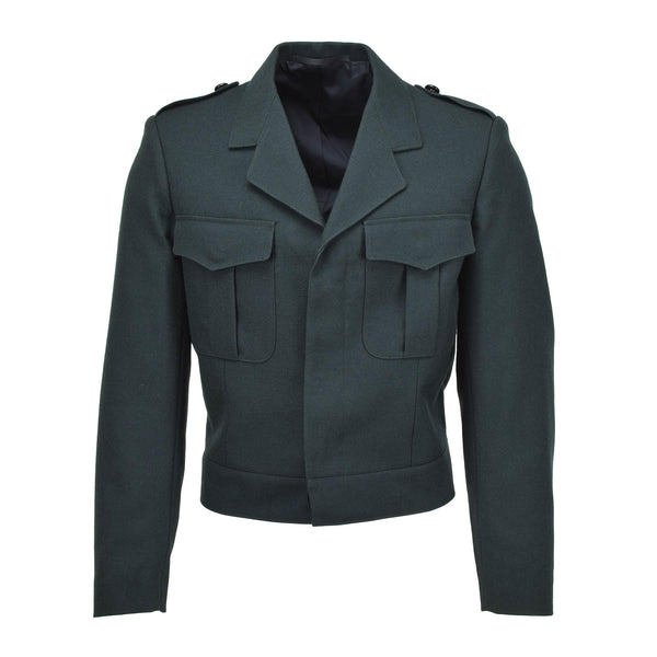 Original belgisk arméblusjacka fält trupper casual ull blouson green ny