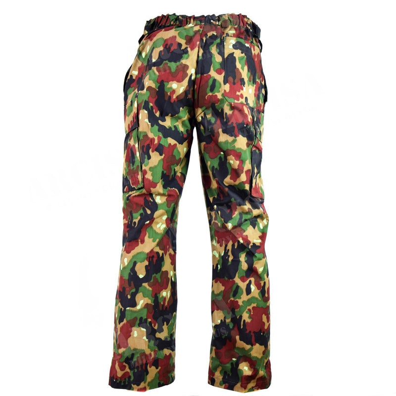 Original Swiss Army Pants M83 Combat Alpenflage Camo Field Trousers Schweiz