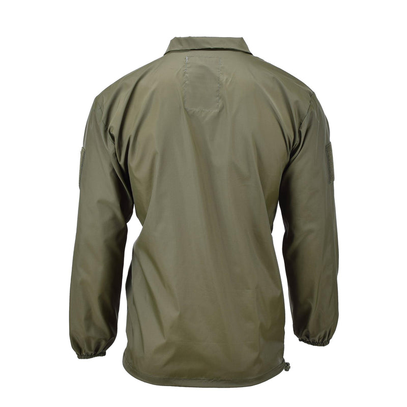 Tacgear Brand Wind Shirt Lätt RIPSTOP Camping Vandring utomhus Smock Olive
