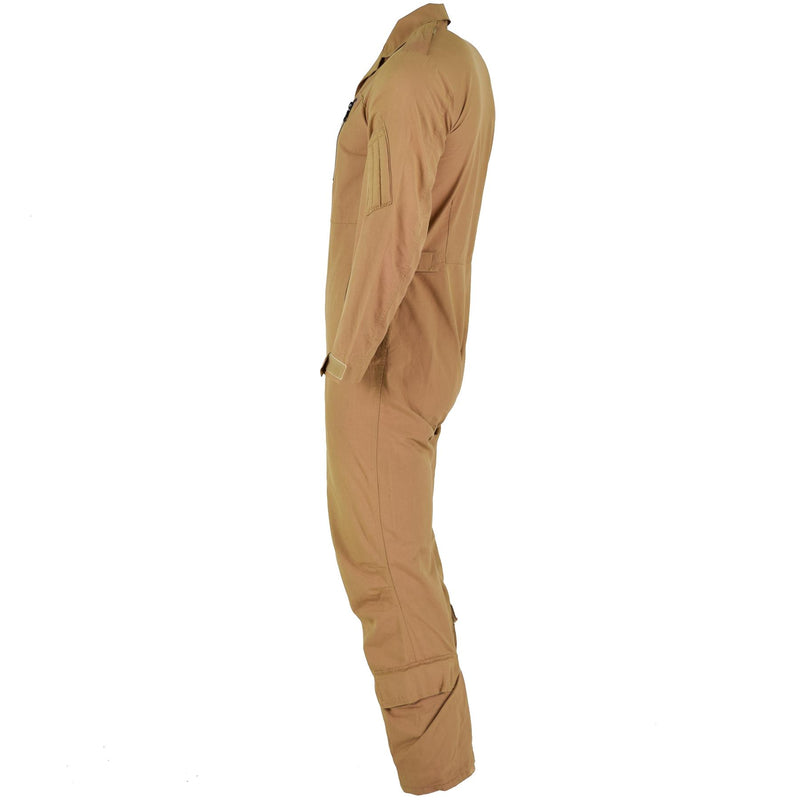 Original British Army Aircrew Mk 16 B Raf Aramid Suit Coverall Beige Air Force