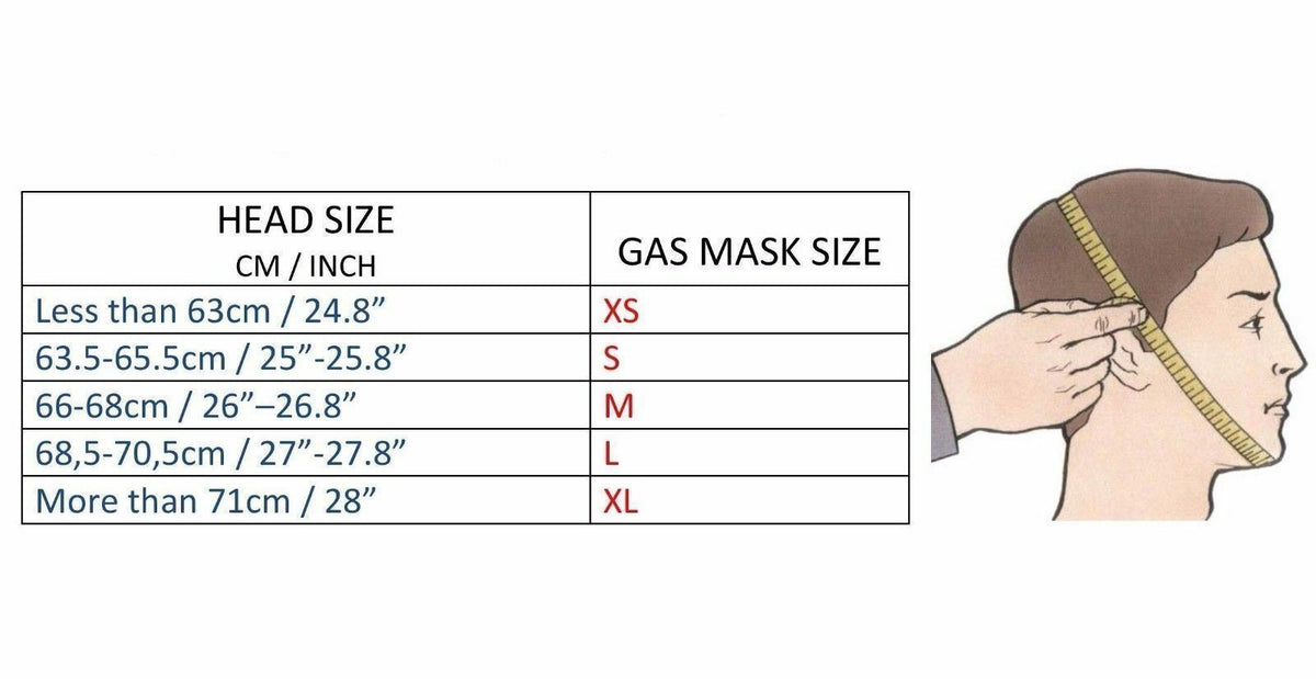 Original sovjetisk GP-4 gasmask 1960-tals vintage militäröverskottssats grå gummi