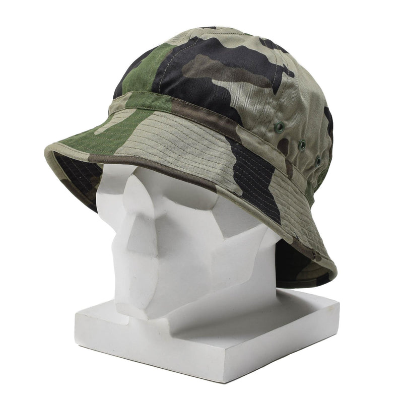 Original fransk militär mjuk bush hatt cce camo panama hink lättvikt ny