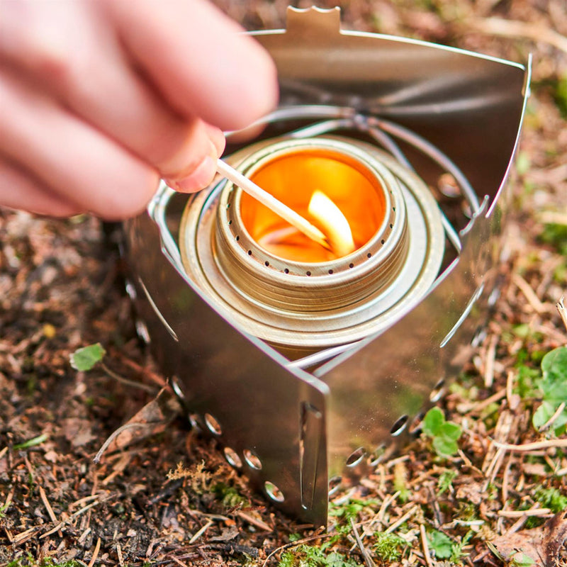 Trangia Mini Compact Ultralight Portable Spise Set Burnet Kit Vandring utomhus