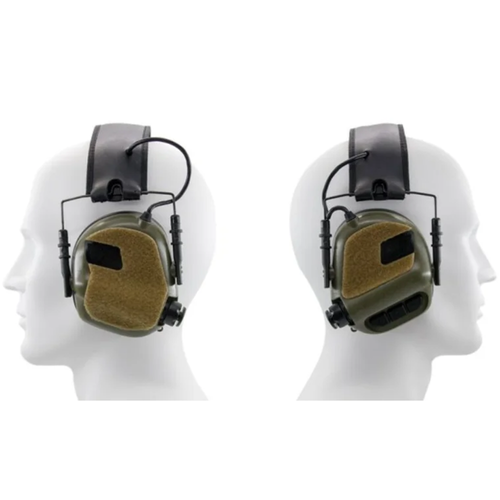 EARMOR S14 Ersättningsuppsättning med krok och ögla M31 M32 Headset Svart