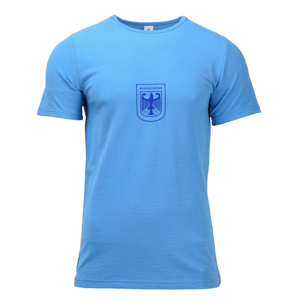 Leo Kohler Army Sport T-shirt Kort ärm Lätt BW Eagle Shirts Blue