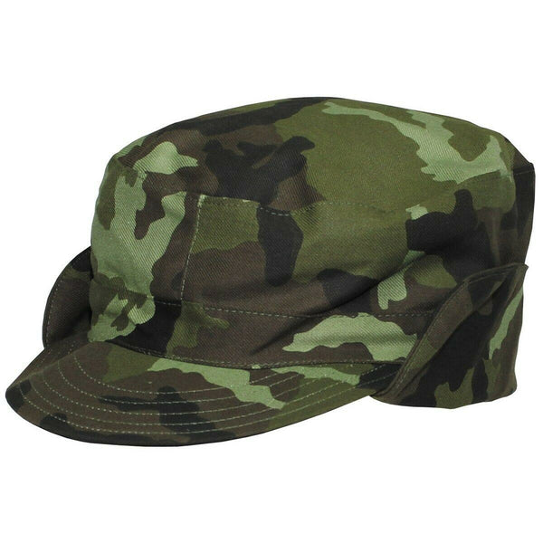 Original tjeckiska militär M95 Woodland Camouflage Field Combat Cap Neck Cover Ny