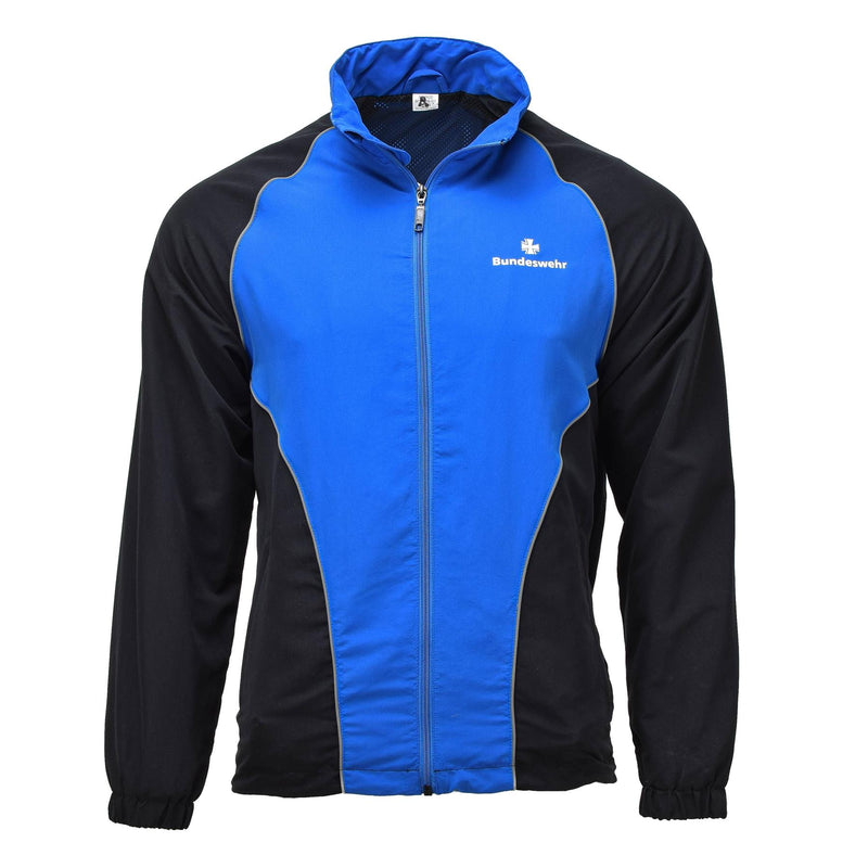 Äkta tyska militär Bundeswehr jacka tracksuit skjortor sportkläder blå svart