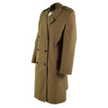 Original holländsk armé formell trenchcoat brun militär överskottsofficersrock NEW