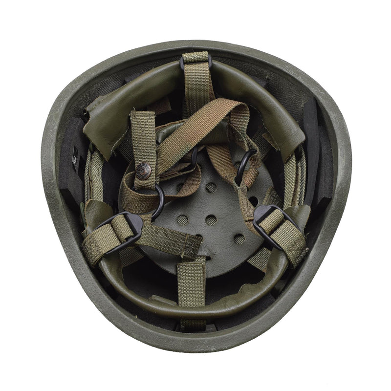 Original militär italiensk hjälmballistik T.P OD Green Cover Tactical Combat