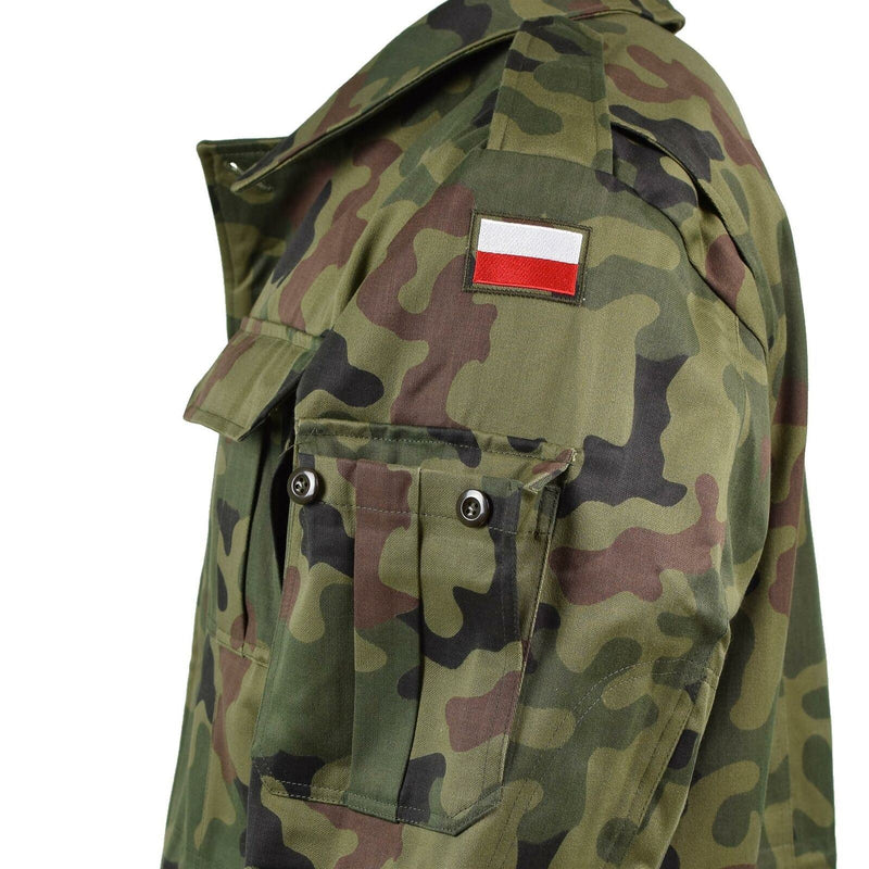 Äkine Polish Army Parka Panther Camo Military Jacket Combat BDU Surplus New