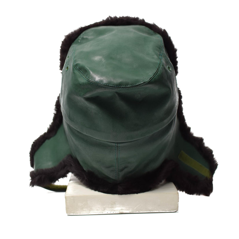 Original tysk polis varm vinterhatt kallt väder faux päls ushanka märke nytt