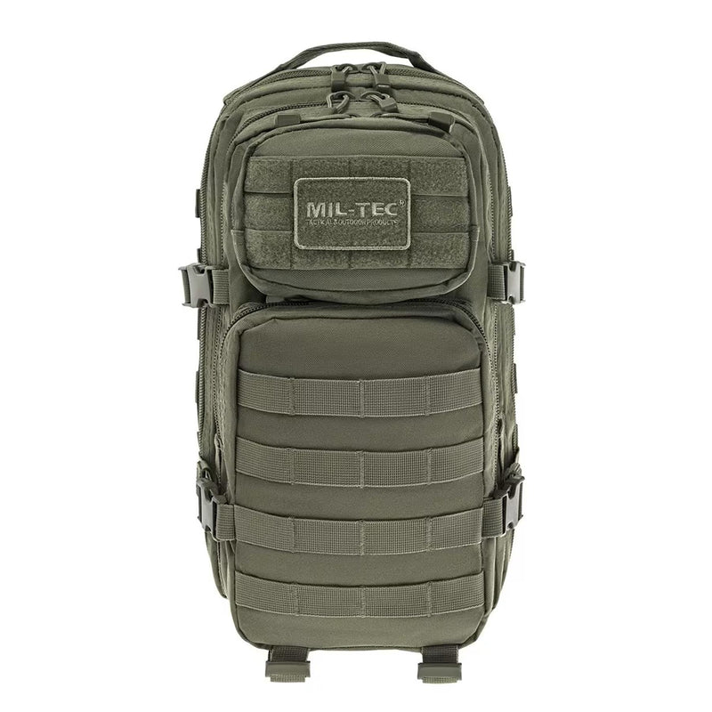 MIL-TEC U.S. Assault Style Tactical Ryggsäck 20L Vandring utomhus Daypack Olive