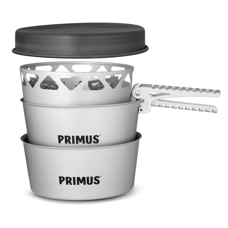 Primus Essential spisuppsättning 1.3L camping vandringspanna Pan Lightweight Cooking Set
