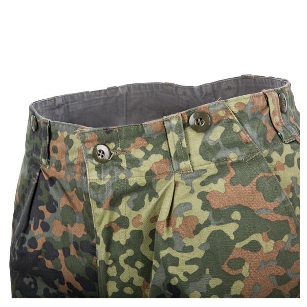 Äkta tyska arméfrågor Flecktarn Pants Field Combat Camo byxor
