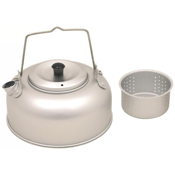 MFH Teakettle Aluminium Lätt 1-liters lägereld Kettle Tea Soup Camping Pot