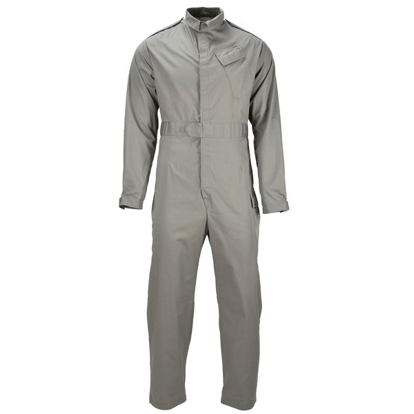 Äkta British Coverall Army Grey Suit Mechanics Jumpsuit Coveralls Lightweight