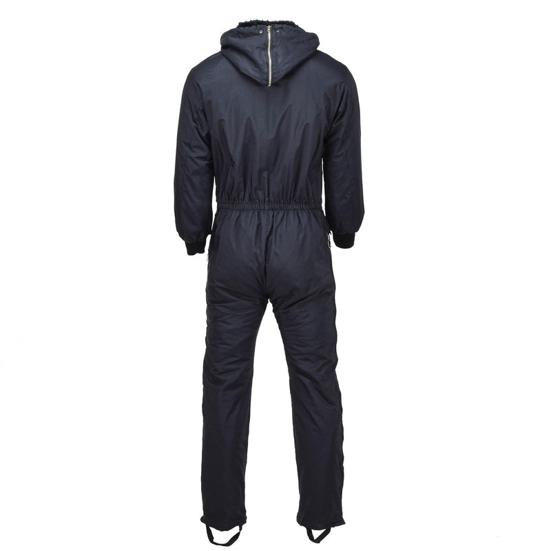 Original Dutch Military Winter Coverall faux päls huva varm jumpsuit totalt sett