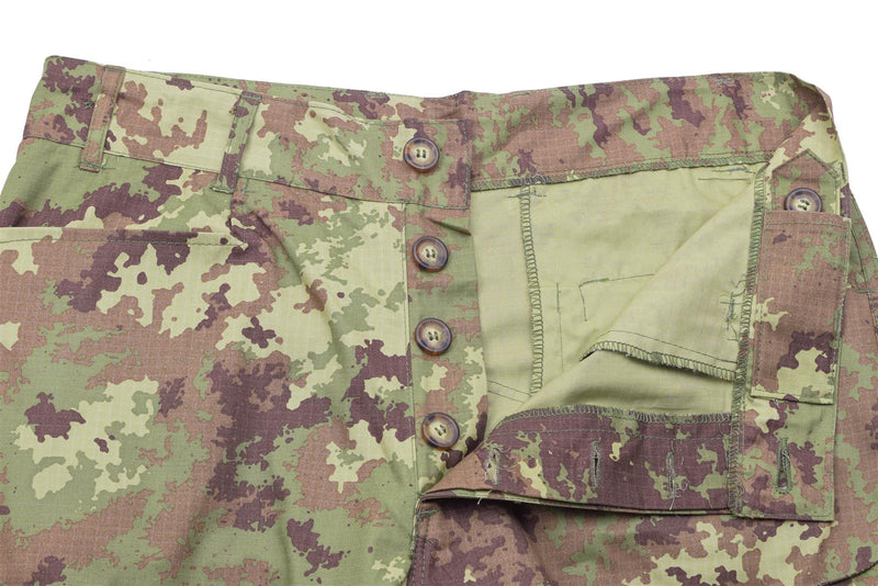 Äkta italienska militära stridsbyxor Field Troops Ripstop BDU Vegetato Trousers