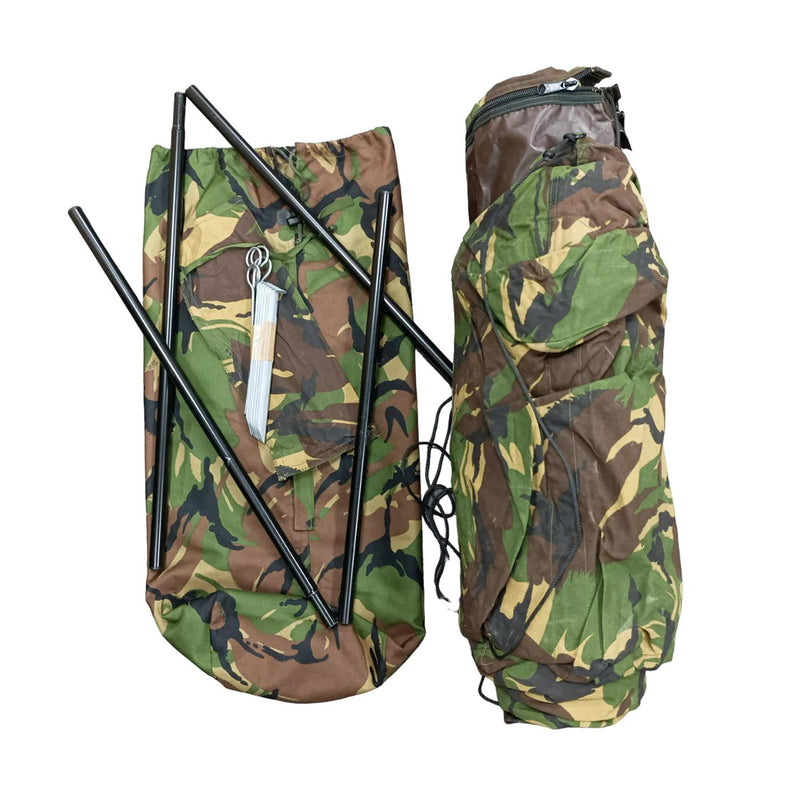 Original Dutch Military DPM Camouflage Tent Water Repellent Outdoor Camping