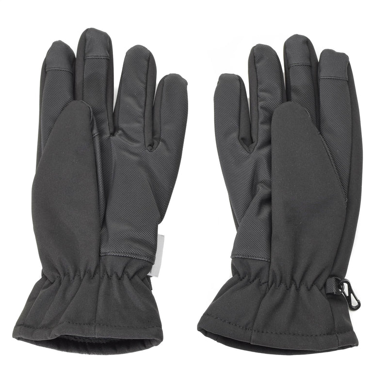 Mil-tec handskar män softshell thinsulate ™ foder svarta vinter män taktiska redskap