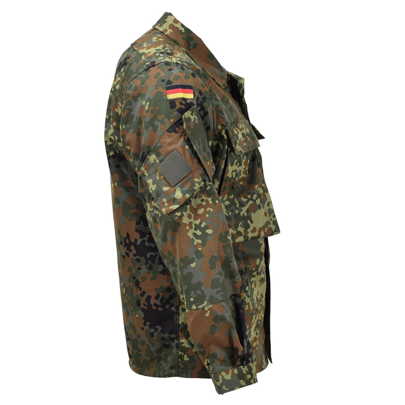 Leo Kohler Military Combat Flecktarn Camo Tactical Shirts Army Forces Troops