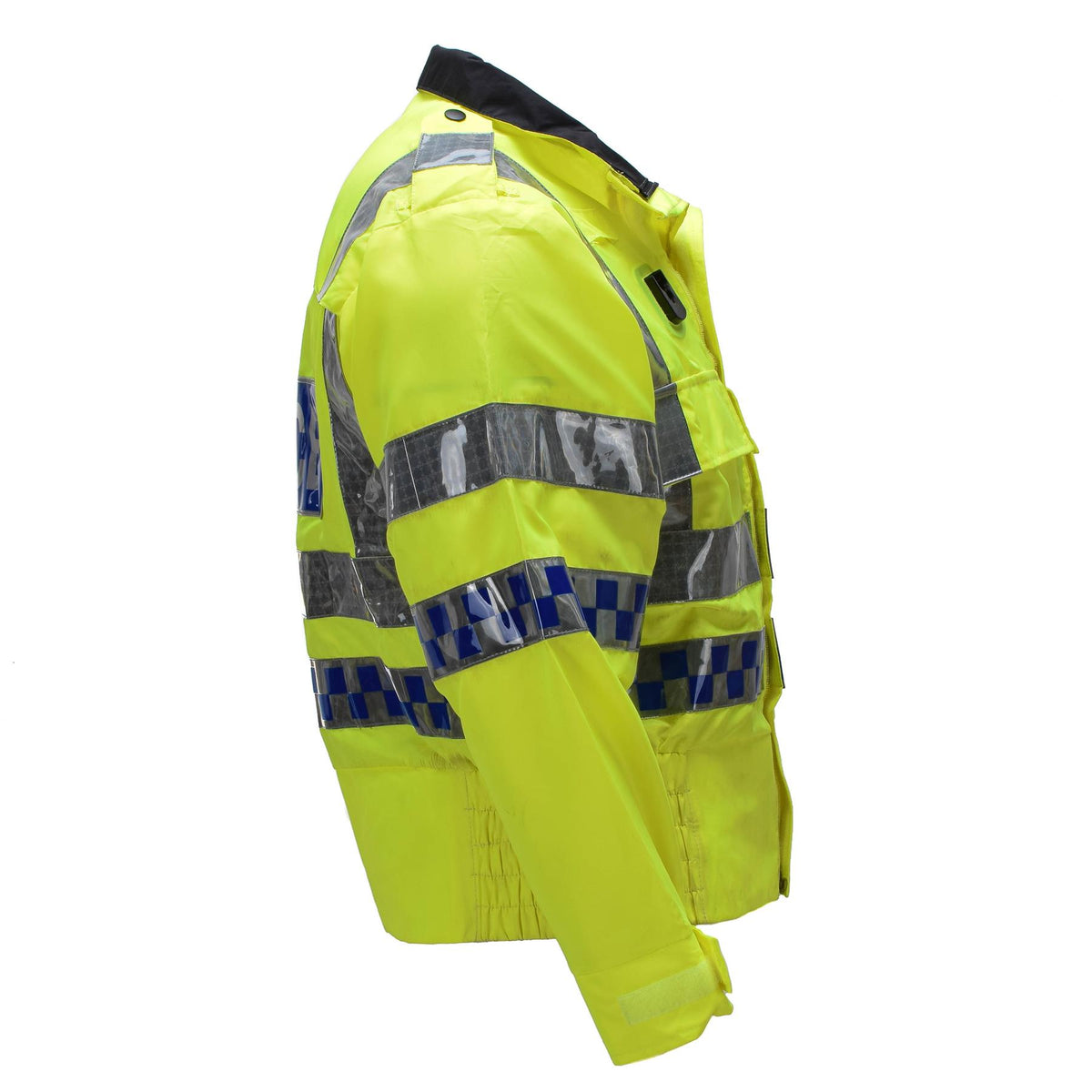 Original Scottish Police High Visibility Reflekterande Uniform Jacket Yellow