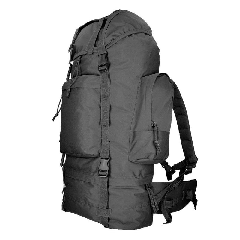 Mil-tec ranger taktisk ryggsäck vandring camping vandring dagpack 75l svart väska