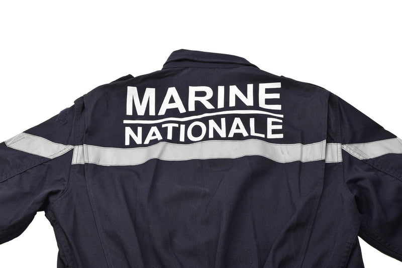 Äkine French Navy Coverall Thermostable Marine Jumpsuit Solid Dark Blue New New