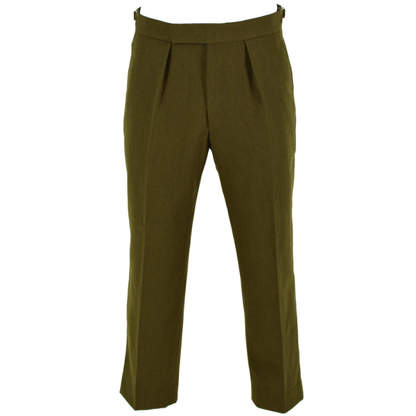 Original British Army Official Uniform Pants Od Parade byxor militär fråga