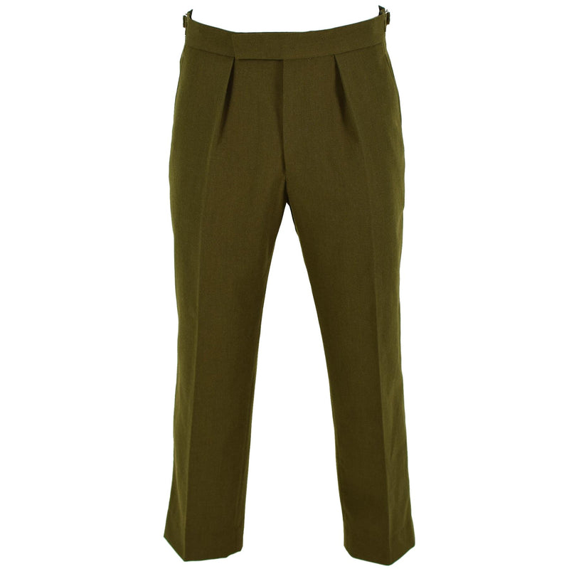Original British Army Official Uniform Pants Od Parade byxor militär fråga