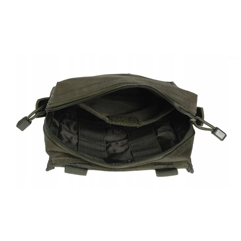 MIL-TEC Tactical Belt Pouch Molle Attachment dragkedja Stängningsverktyg påse oliv
