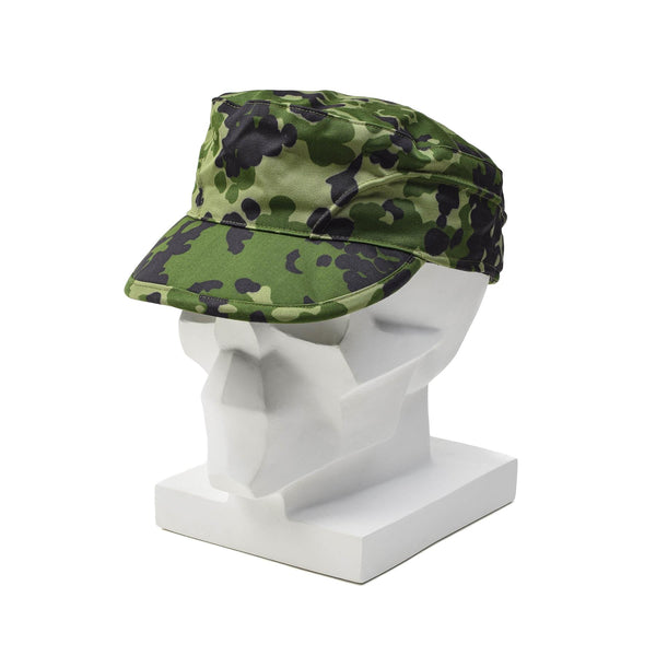 Original danska militära trupper Field Cap Folding Ear Flap M84 Lätt ny