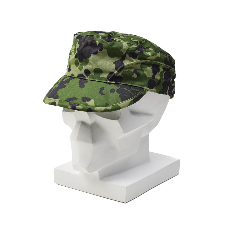 Original danska militära trupper Field Cap Folding Ear Flap M84 Lätt ny