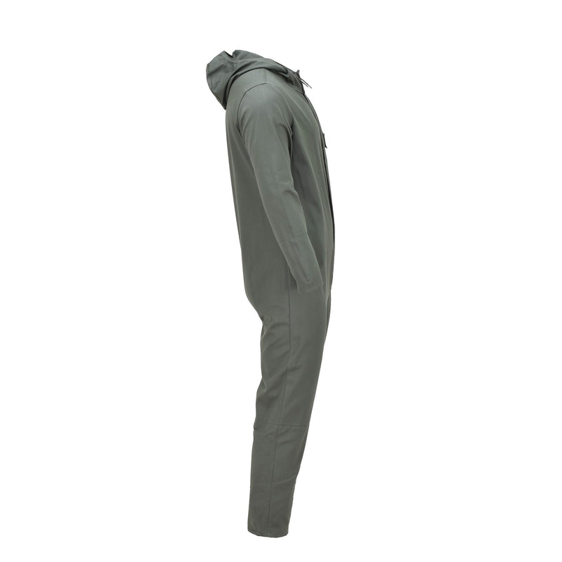 Äkta franska militära flygvapen Coverall Crew Cold Weather Hooded Jumpsuit Ny
