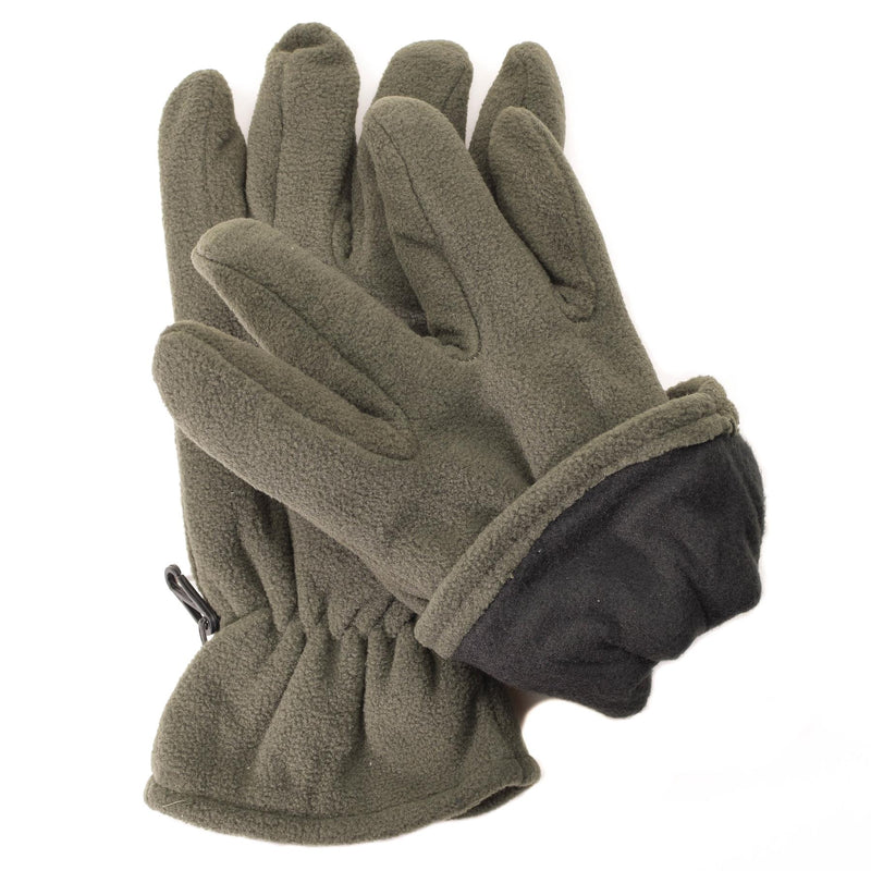 Mil-tec handskar män varm fleece thinsulate ™ foder oliv od vinter taktisk redskap