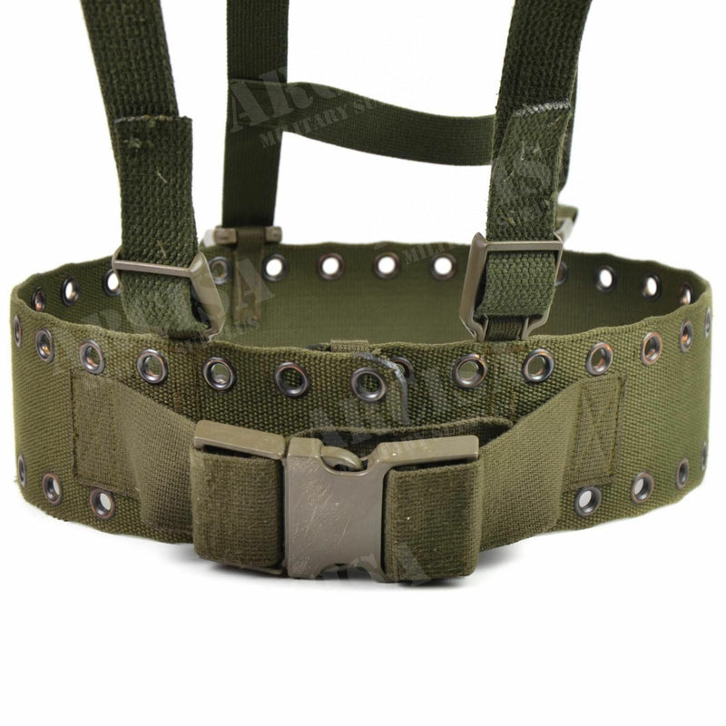 Original German Army Webbing Rig System 3 Pieces Tactical Belt Y-remssele