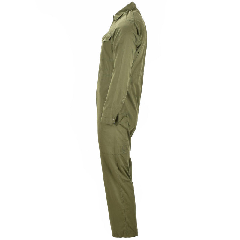 Original British Coverall Army Olive Green Suit Mechanics Jumpsuit Coveralls OD