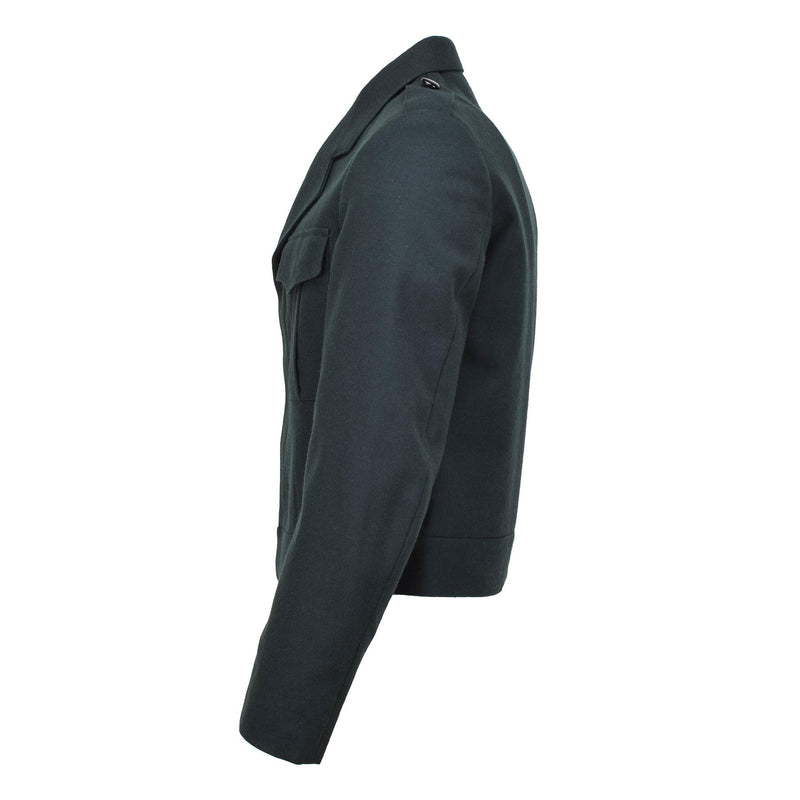 Original belgisk arméblusjacka fält trupper casual ull blouson green ny