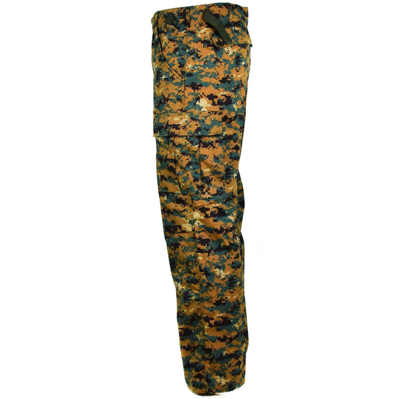 Äkta Guinee Bissau Army Pants Ripstop Digital Savana Camo Militärutgåva Ny