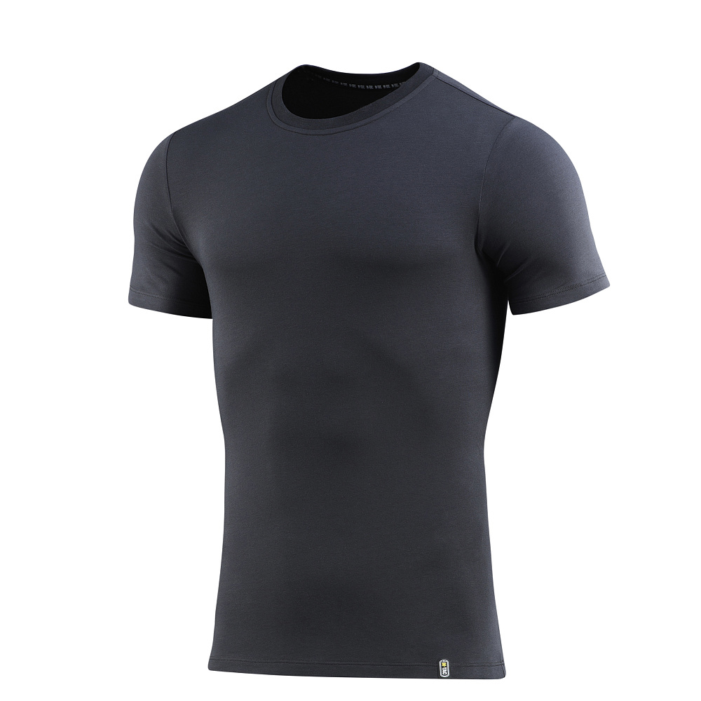 M-TAC 93/7 Summer T-Shirt Lätt stretchig bomull med kort ärm mörkgrå