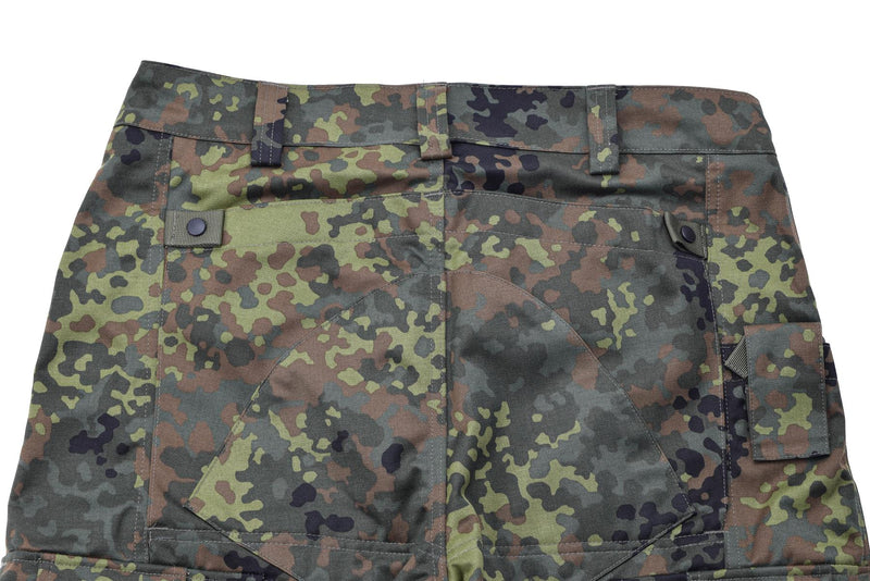 Leo Kohler Army Combat Tactical Pants Flecktarn Camo tvingade lastfältbyxor