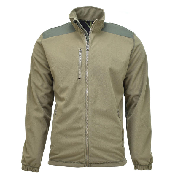Original belgisk militär tröja fleece vindstoppare softshell vandring jacka ny