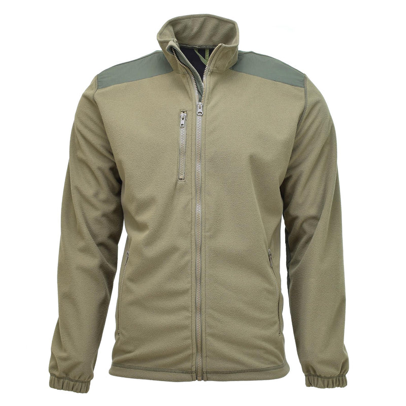 Original belgisk militär tröja fleece vindstoppare softshell vandring jacka ny