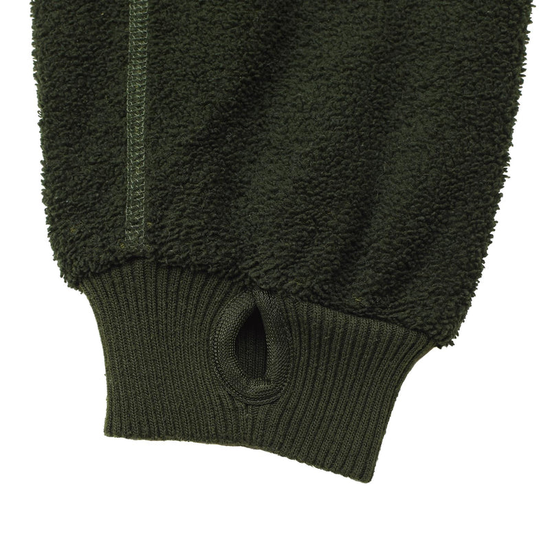 Original Dutch Military Fleece Jacket Warm Moft Thermal Cold Weather Sportwear