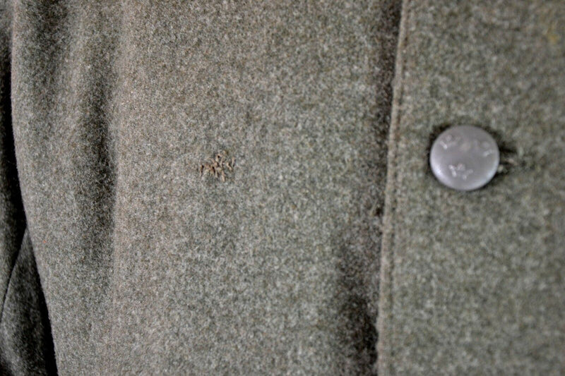 Äkta WWII Vintage Swedish Army Wool Uniform Jacket M39 1940's Military Grey