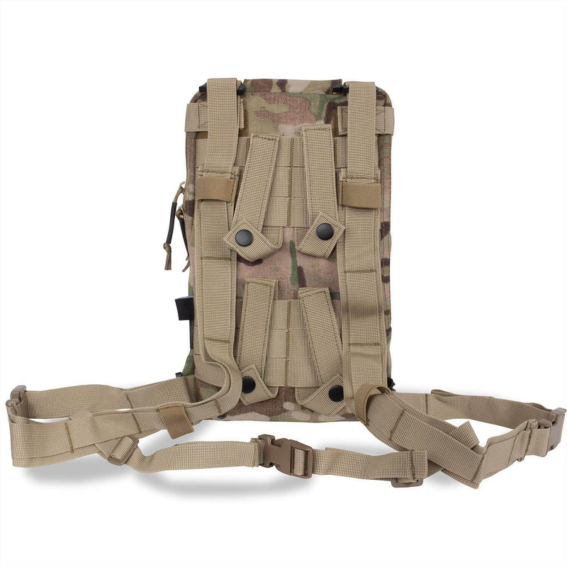 A.Blochl TF2 Hydration Pack Trekking MTP Camo Water Bag 1.5Liters Molle Type Attachment