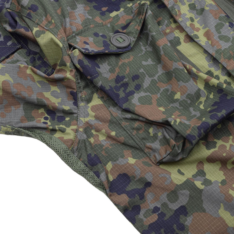 Tacgear Brand tysk militär stil fältjacka kommandot trupper flecktarn camo